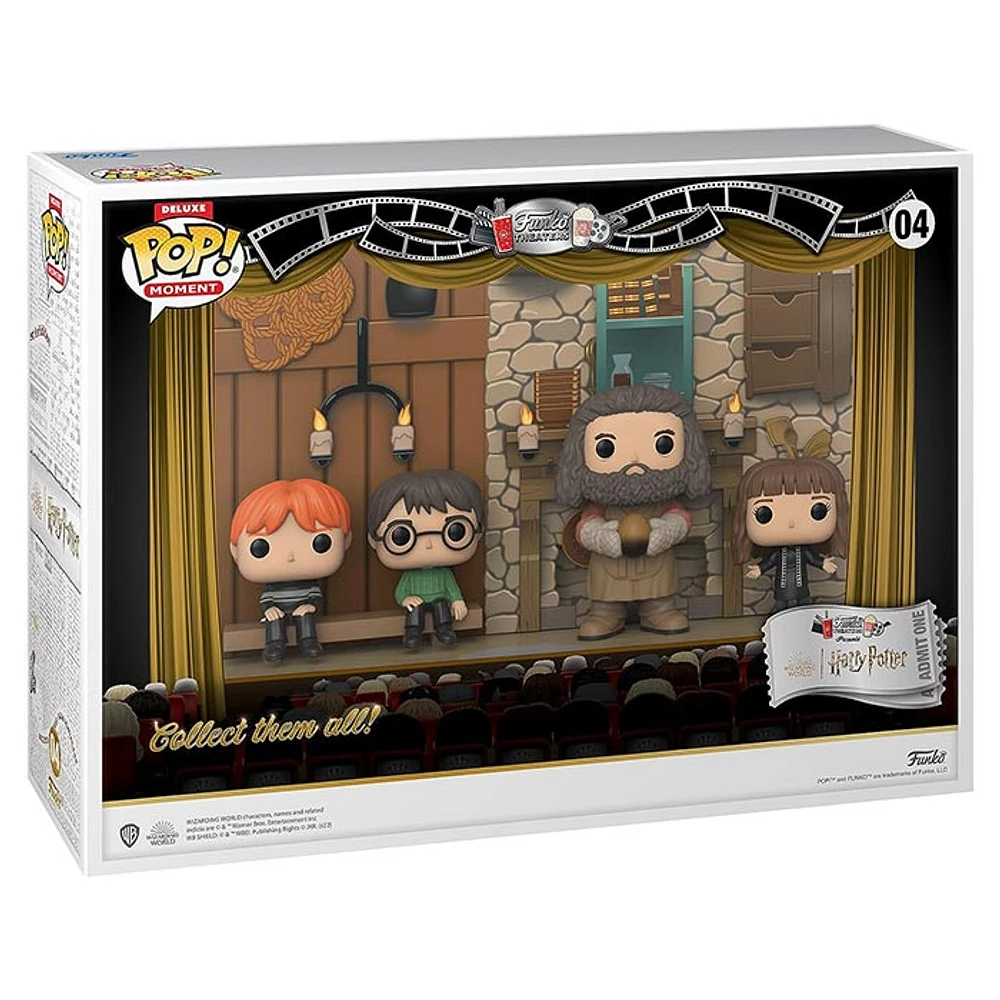 Funko Pop! Moment Deluxe Hagrid’s Hut Harry Potter with Ron Hagrid and Hermione