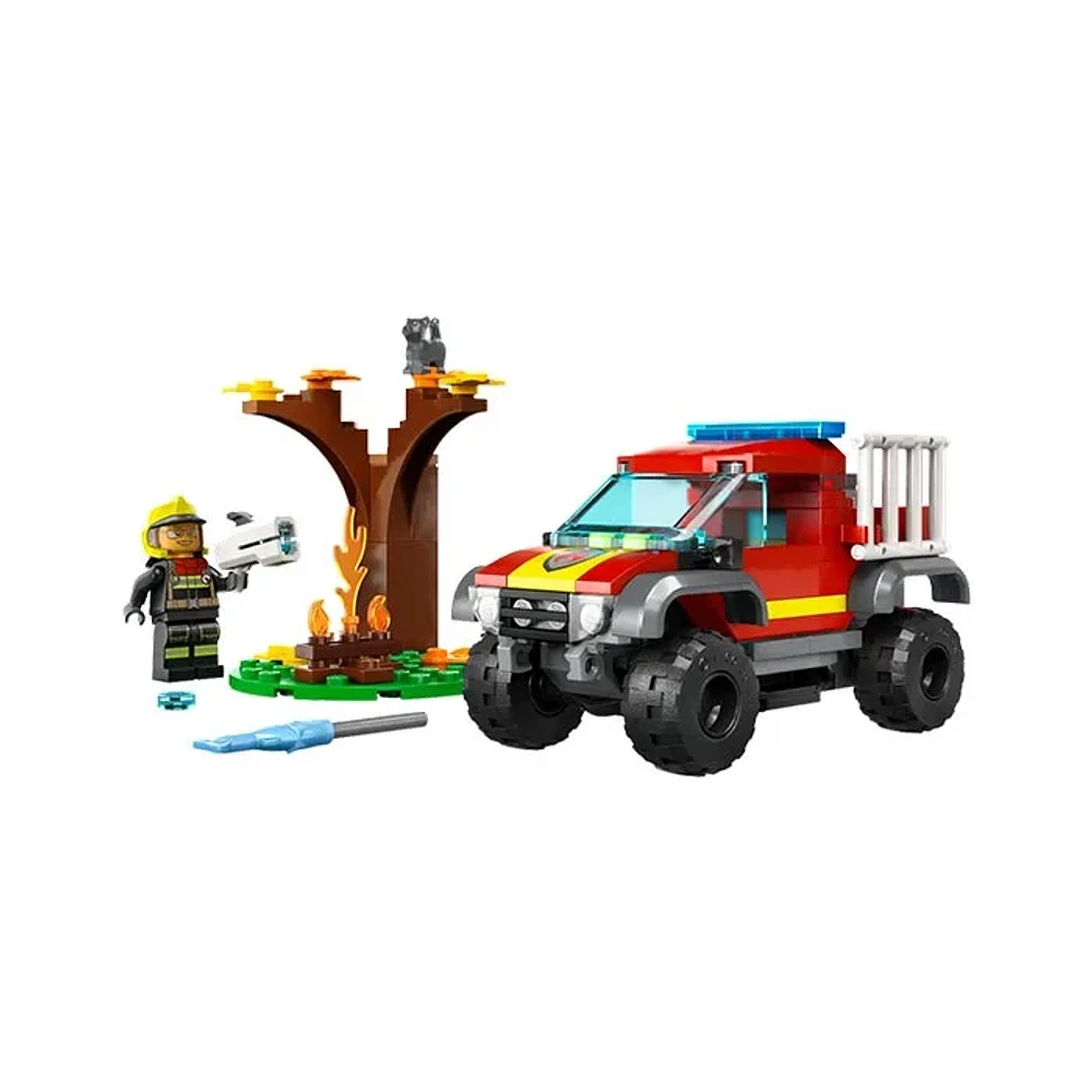 LEGO City 4×4 Fire Engine Rescue Truck – 97 Pieces