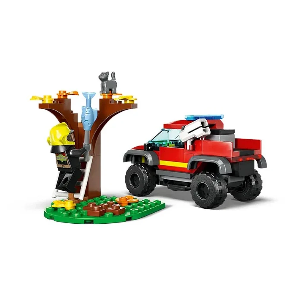 LEGO City 4×4 Fire Engine Rescue Truck – 97 Pieces