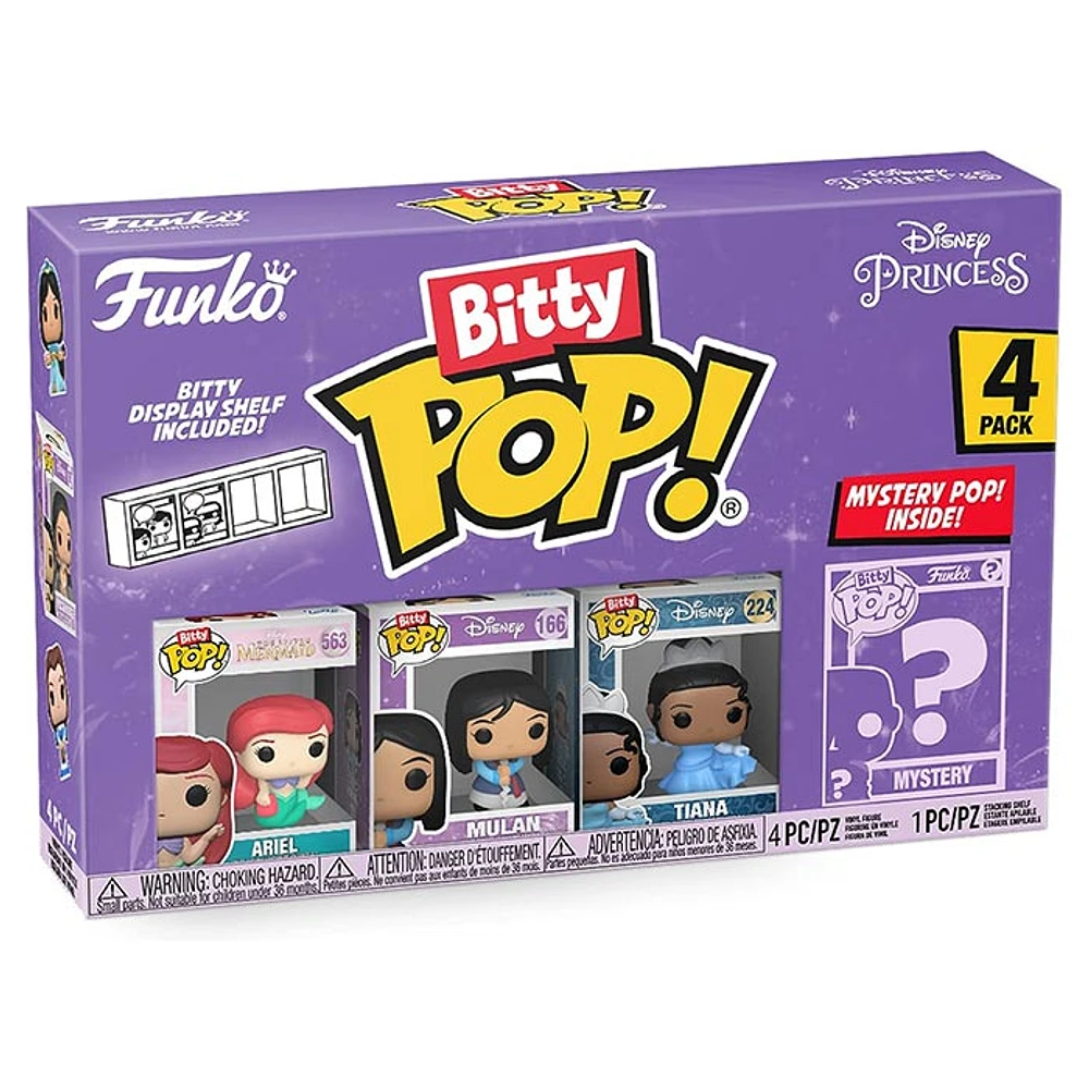 Funko Pop! Bitty Pop! Disney Princess mini Collectibles (Styles May Vary)