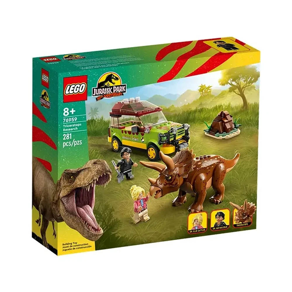 LEGO Jurassic Park Triceratops Research – 281 Pieces