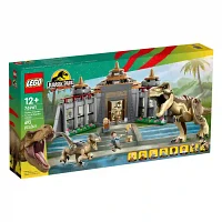 LEGO Jurassic Park Visitor Center T Rex and Raptor Attack 693 PCS 12+