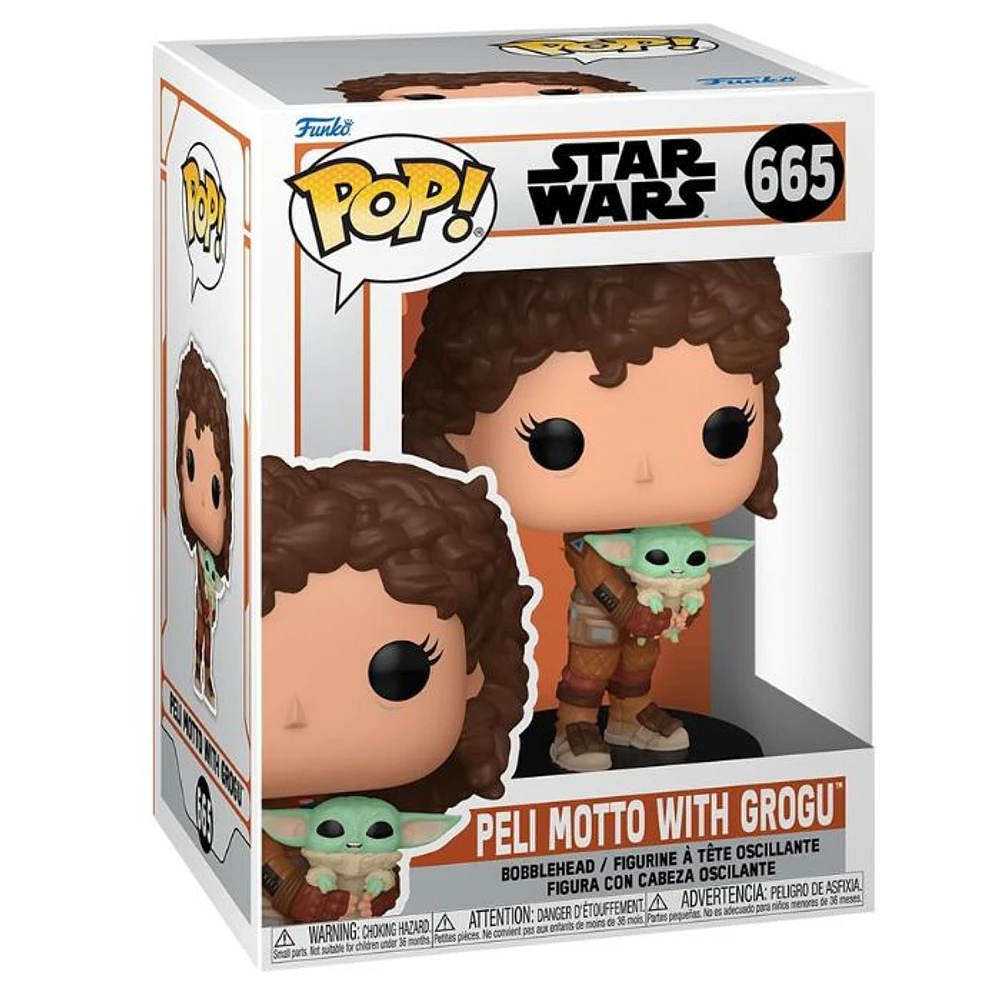 Funko Pop! Star Wars The Mandalorian Peli Motto with Grogu