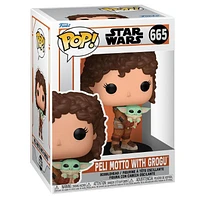 Funko Pop! Star Wars The Mandalorian Peli Motto with Grogu