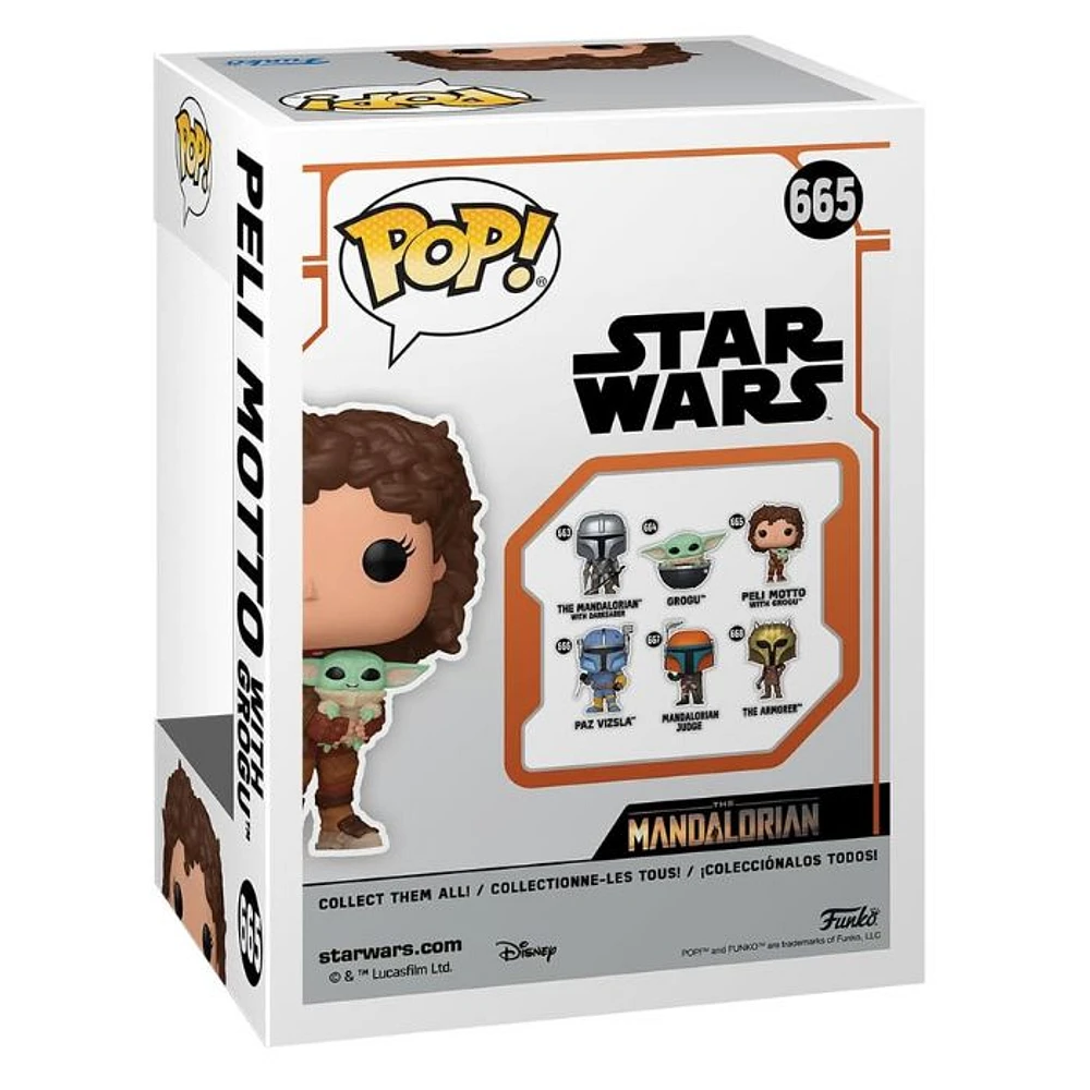 Funko Pop! Star Wars The Mandalorian Peli Motto with Grogu