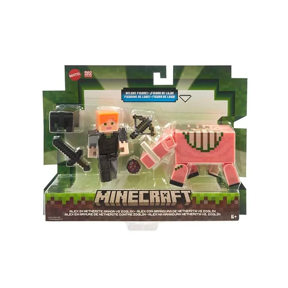 Minecraft Toys, 2-Pack Of Action Figures – Assorted