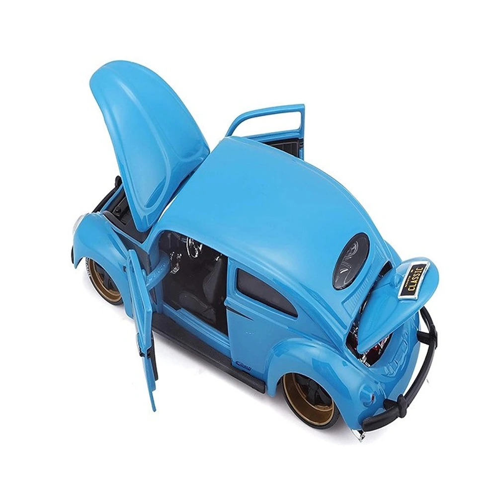 Maisto Design Exotic VW Van Samba/Beetle – Blue 1:24