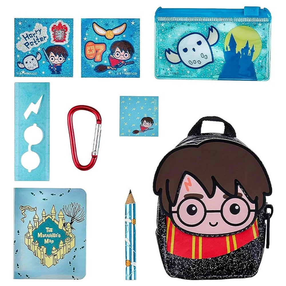 Real Littles Harry Potter Wizarding World Assorted Backpack with 6 Micro Stationery