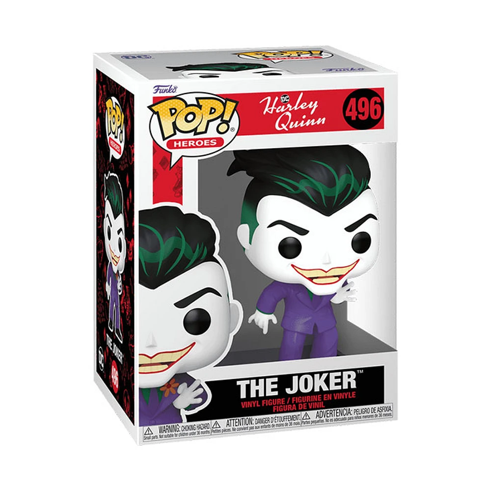 Funko Pop! The Joker Holding Lapel Heros Harley Quinn