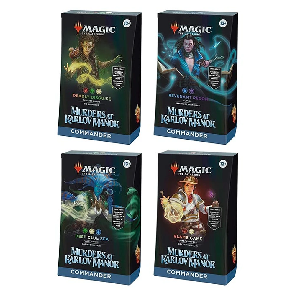 Magic The Gathering Murders At Karlov Manor Commander Deck Assorted