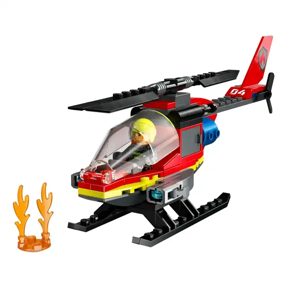 LEGO City Fire Rescue Helicopter 85 PCS 5+