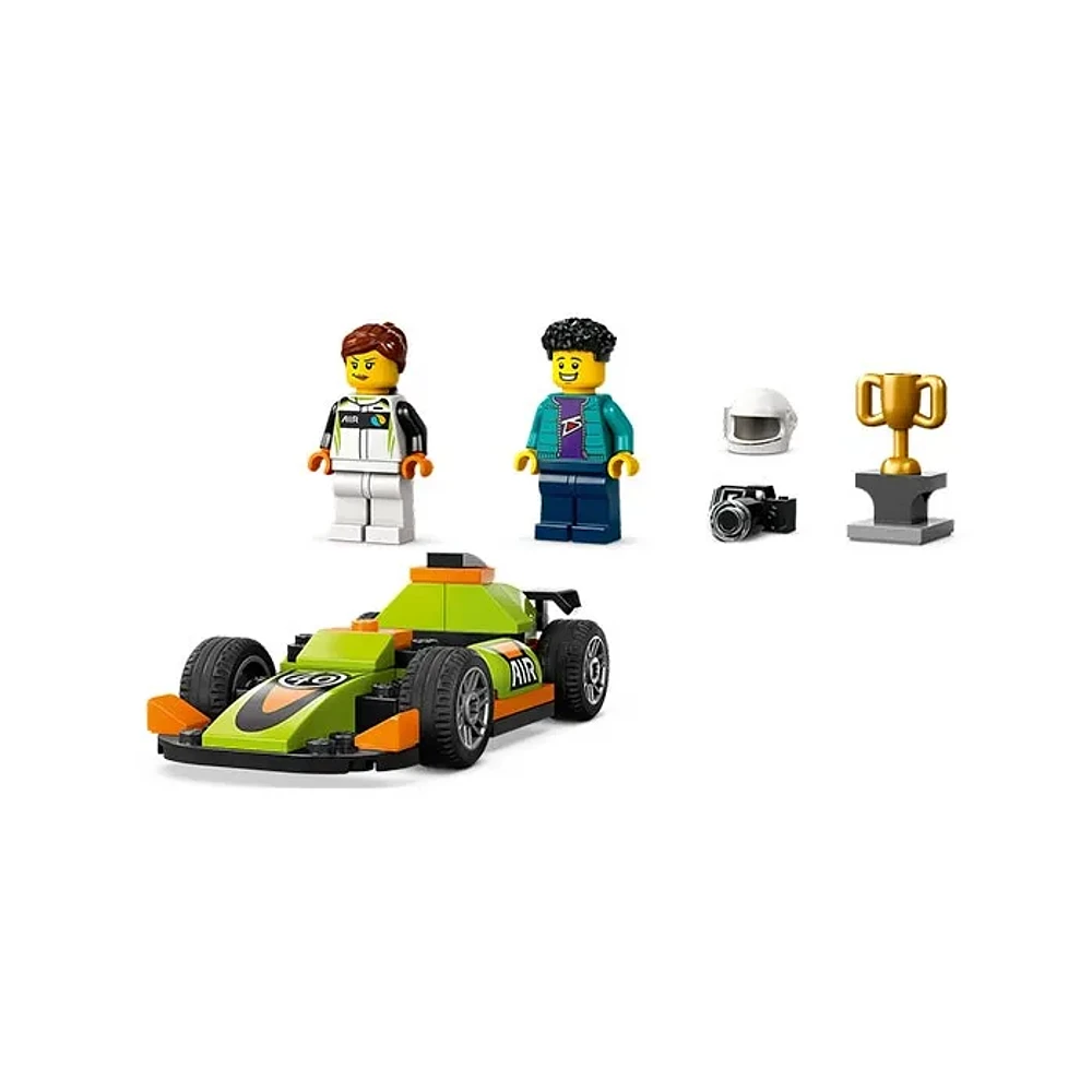 LEGO City Green Race Car Toy – 56 Pieces