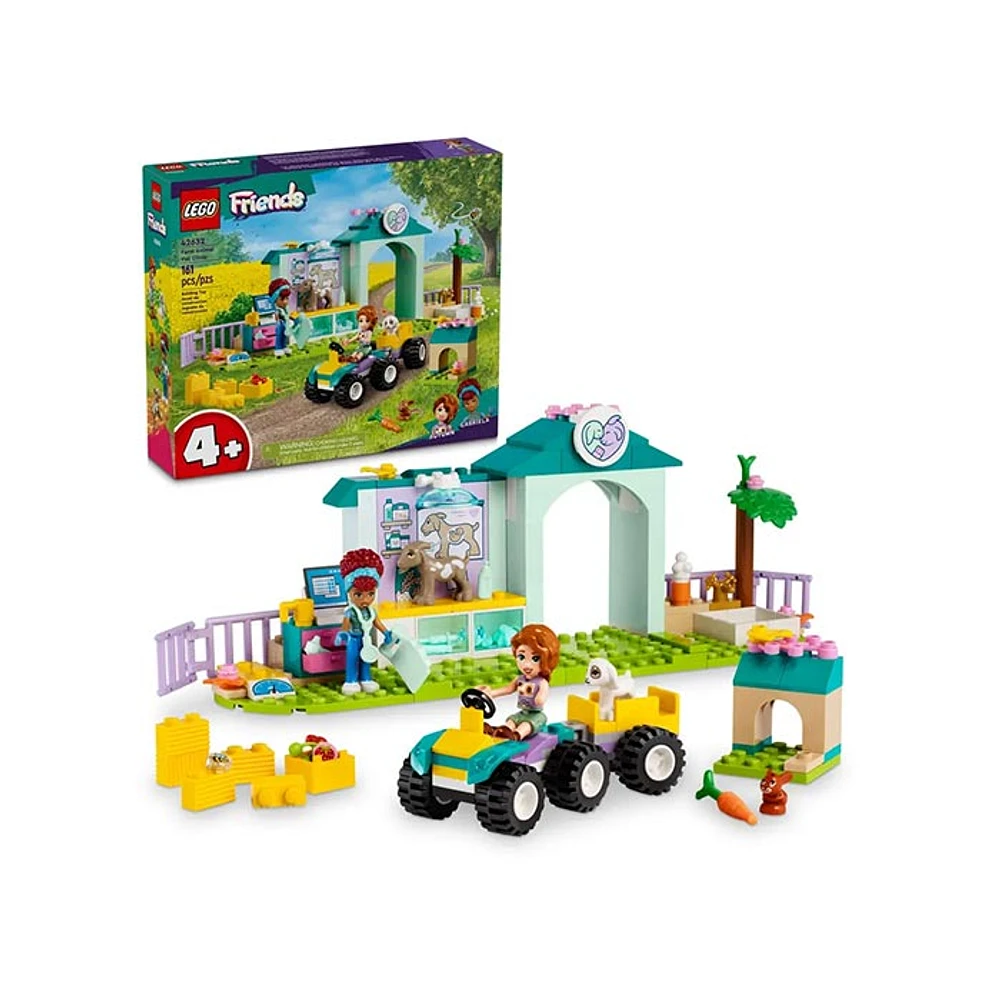 LEGO Friends Farm Animal Vet Clinic 161 Pieces