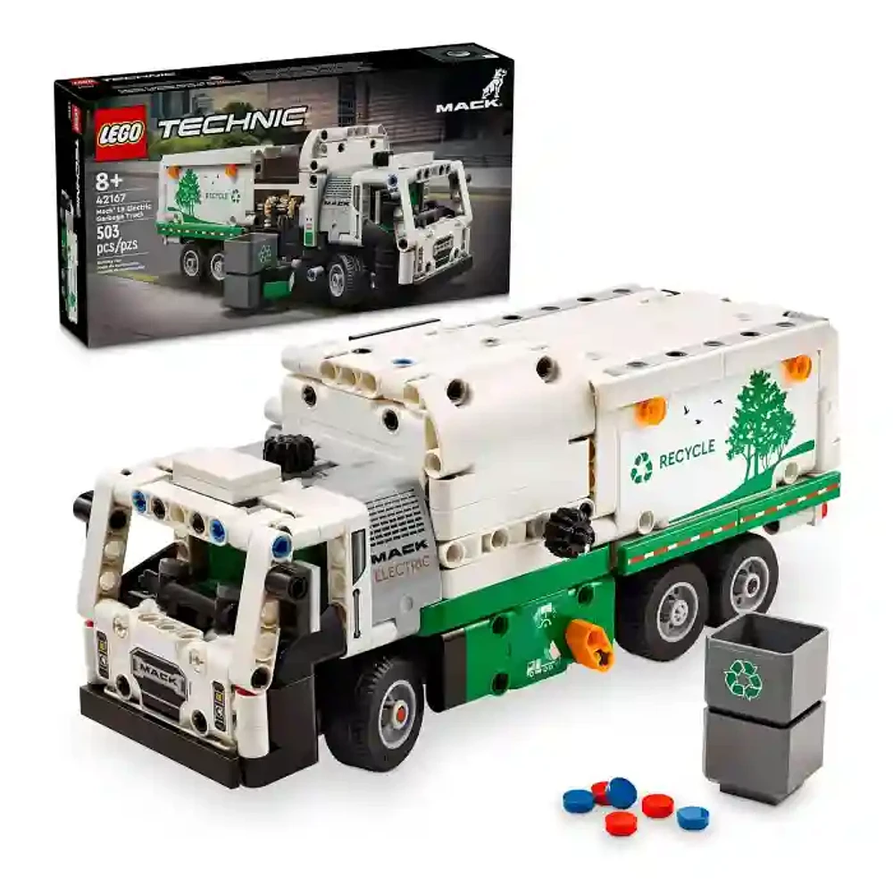 LEGO Technic Mack LR Electric Garbage Truck 503 PCS 8+