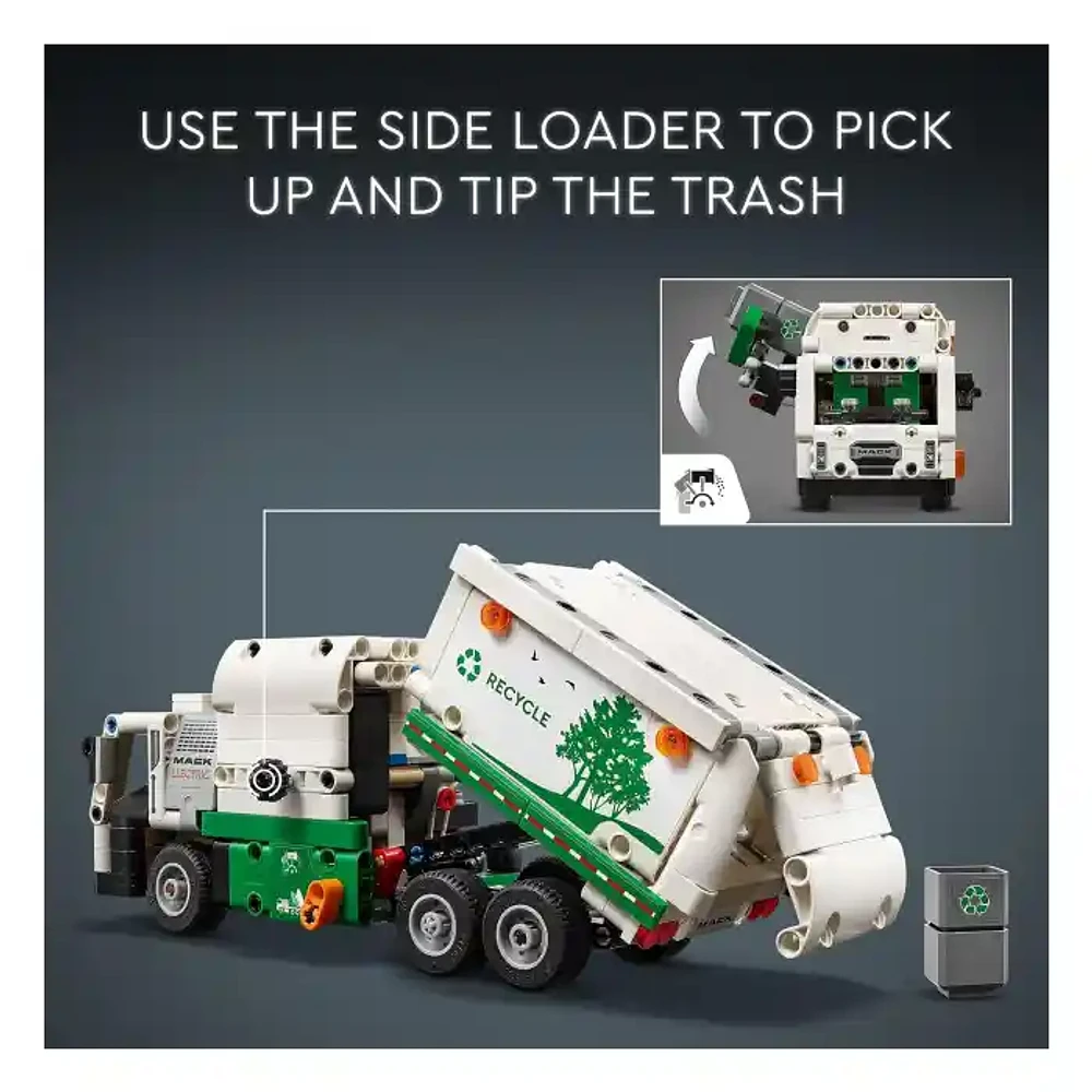 LEGO Technic Mack LR Electric Garbage Truck 503 PCS 8+