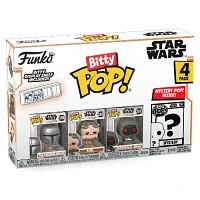 Funko Bitty Pop! Star Wars The Mandalorian Mini Collectible Toys 4-Pack with Mystery Pop