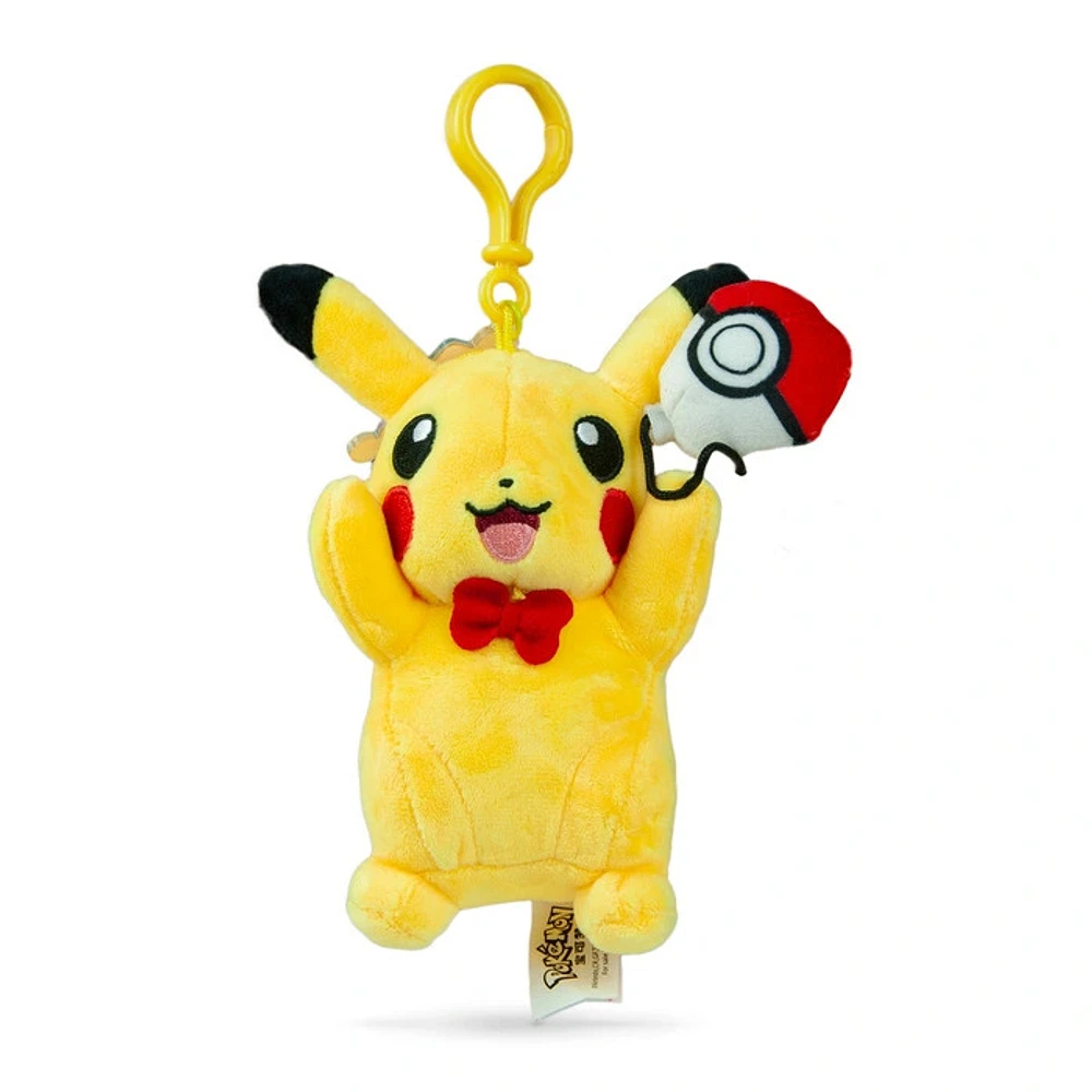 Pokemon Pikachu Clip-On 5 Inch Plush