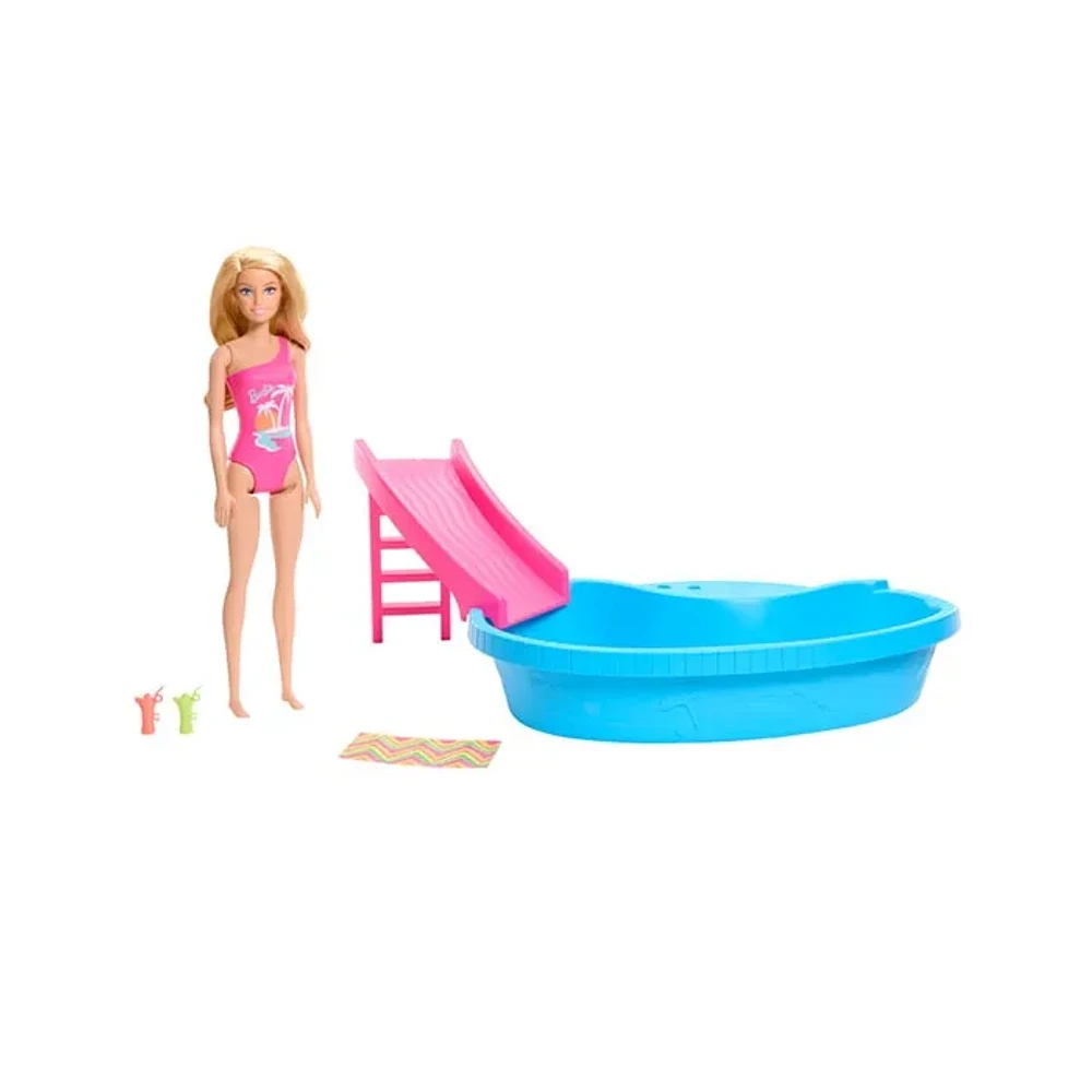 Barbie Doll and Pool Playset