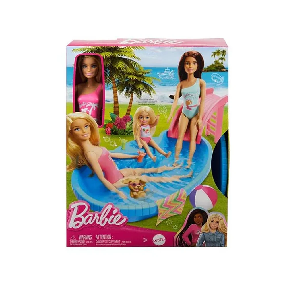 Barbie Doll and Pool Playset