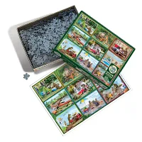 Cobble Hill Squirrels Vacation Puzzle 1000 Pieces