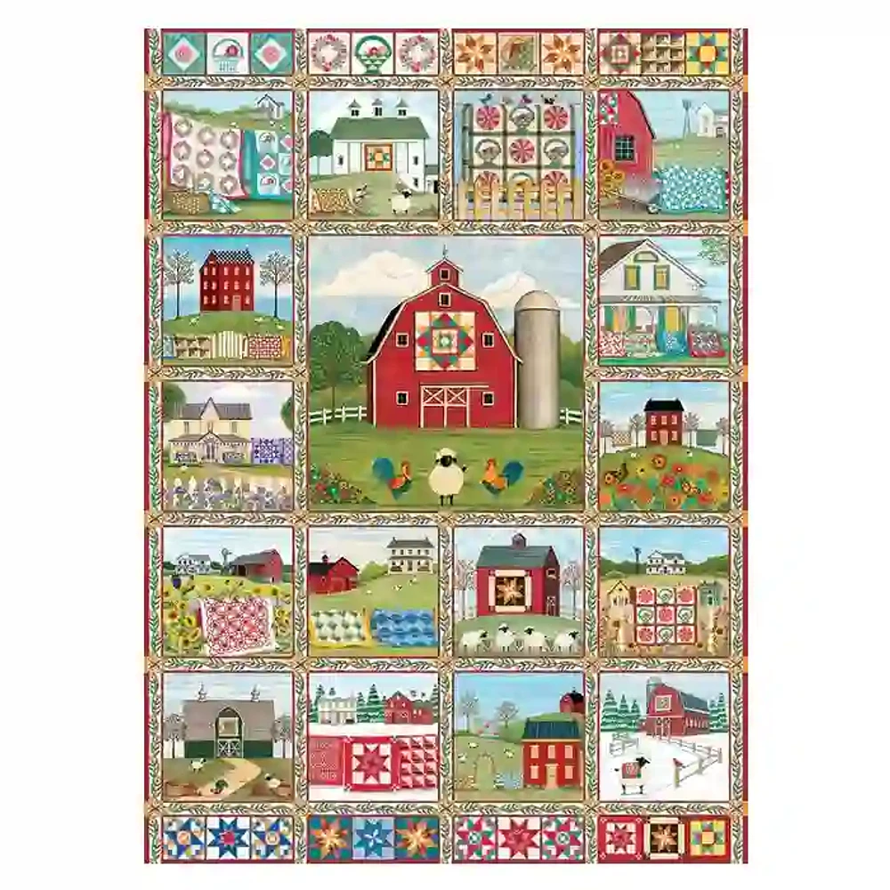 Cobble Hill Quilt Country Puzzle 1000 Pieces