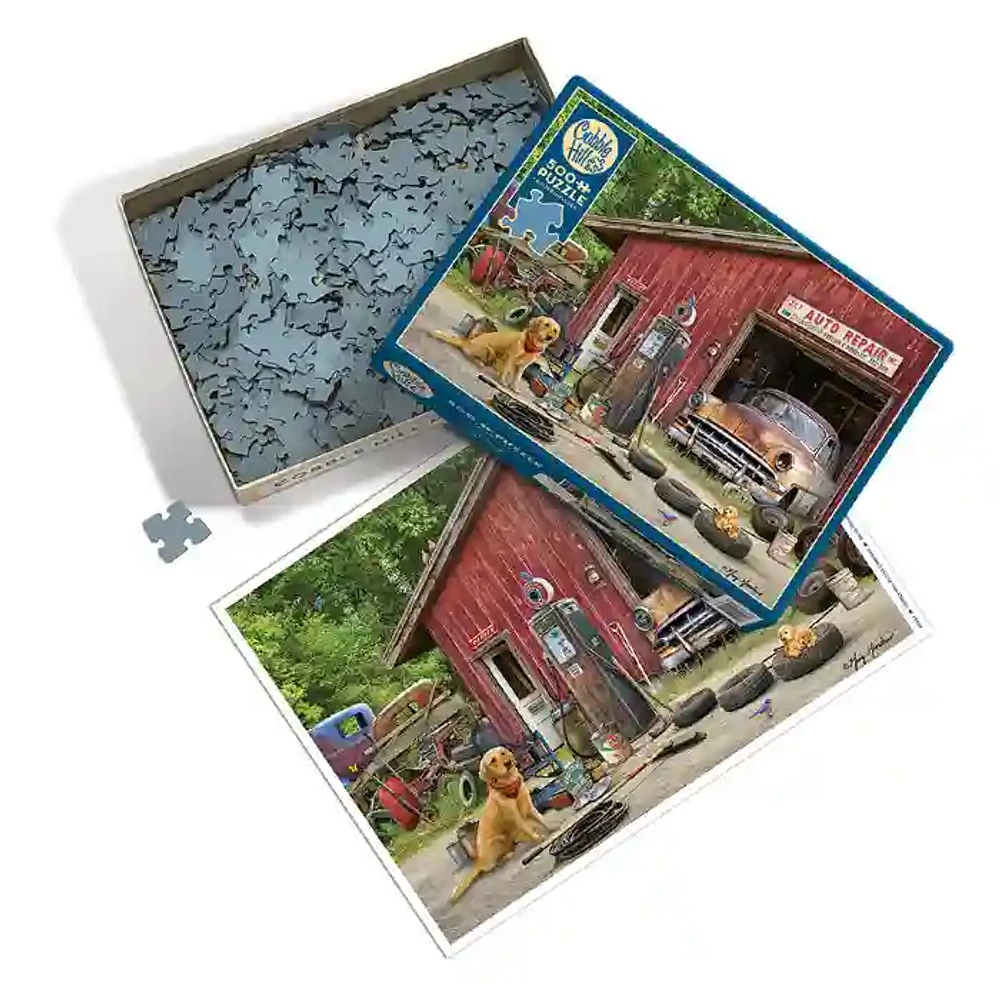 Cobble Hill Auto Repair Puzzle 500 Pieces