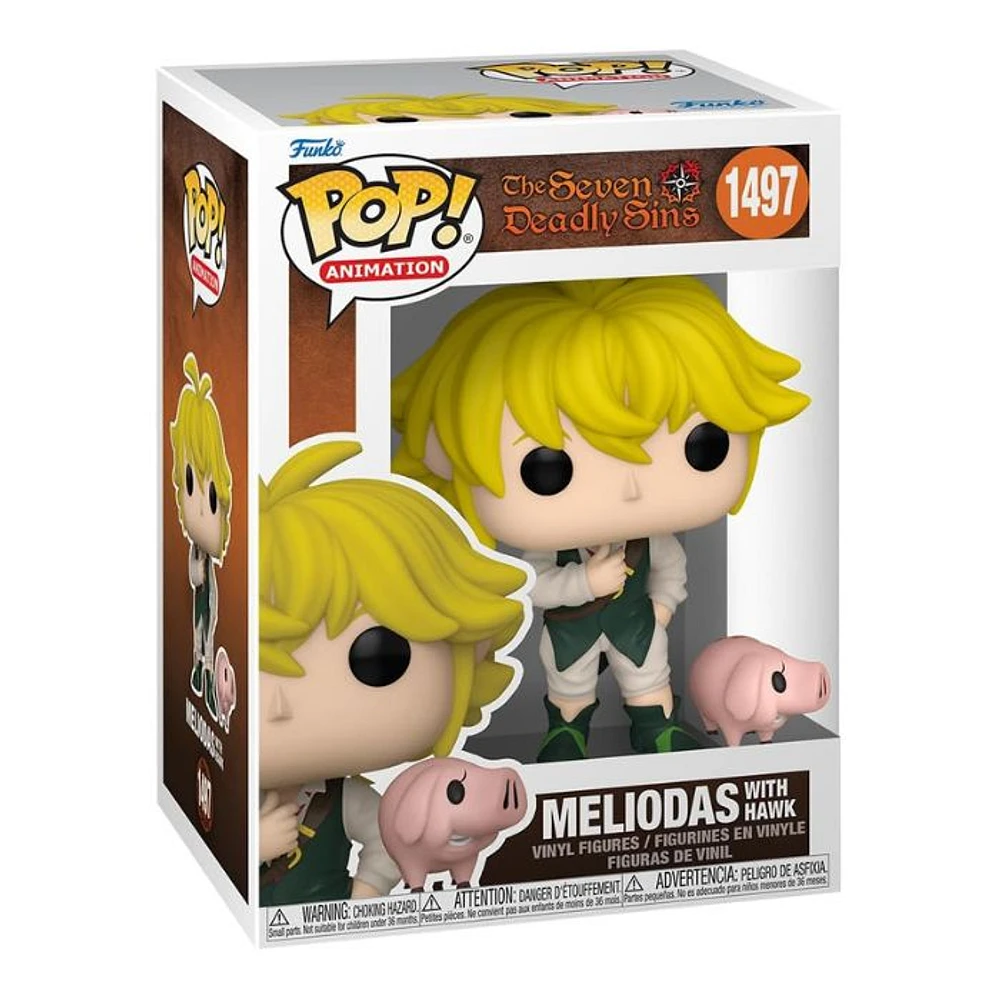 Funko Pop!  The Seven Deadly Sins Meliodas with Hawk