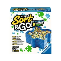 Puzzle Sort & Go! Stacking Sorting Trays – 1000 Piece Jigsaw Puzzle