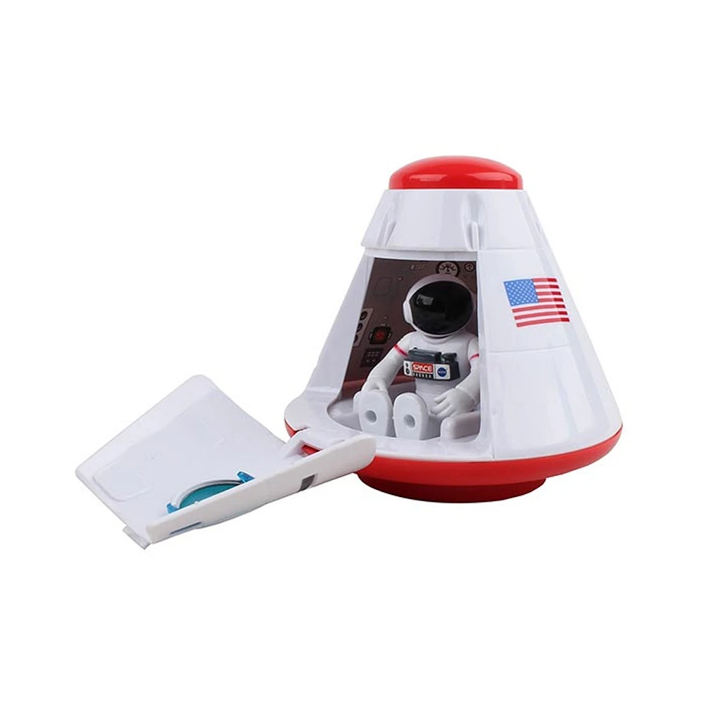 Daron NASA Space Adventure Series Space Capsule with Lights and Figurine