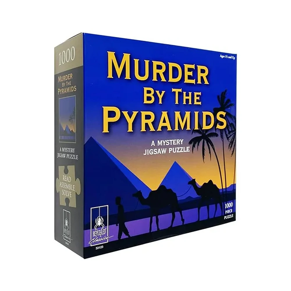 Murder Mystery Party Murder by The Pyramids – 1000 Piece Jigsaw Puzzle