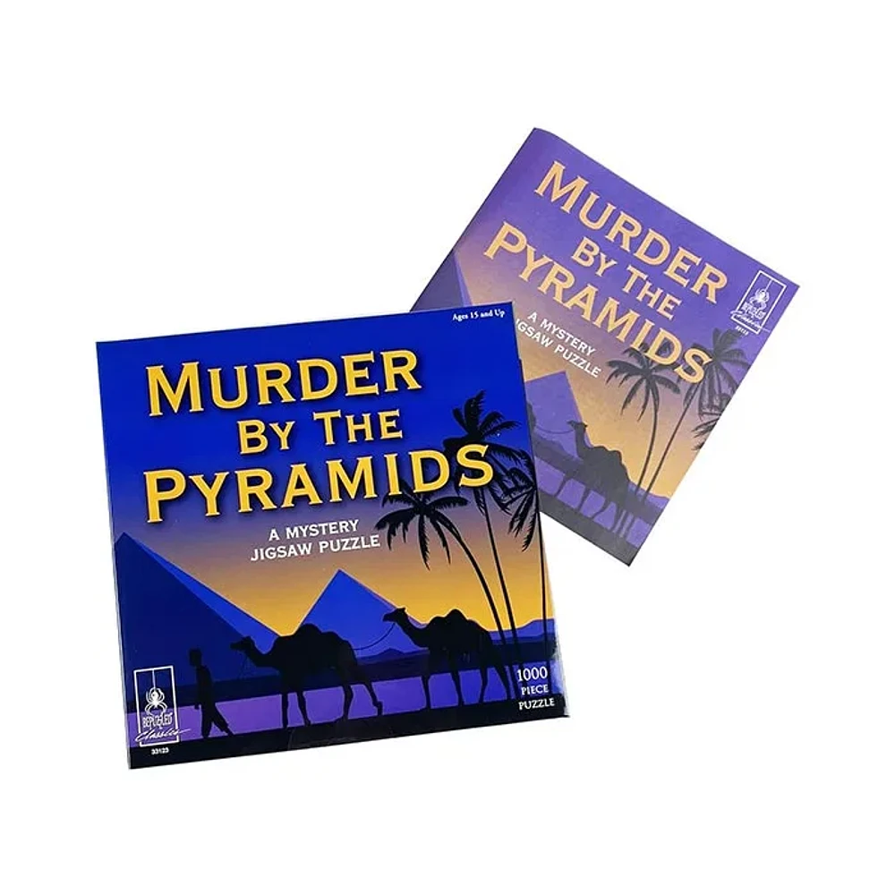 Murder Mystery Party Murder by The Pyramids – 1000 Piece Jigsaw Puzzle