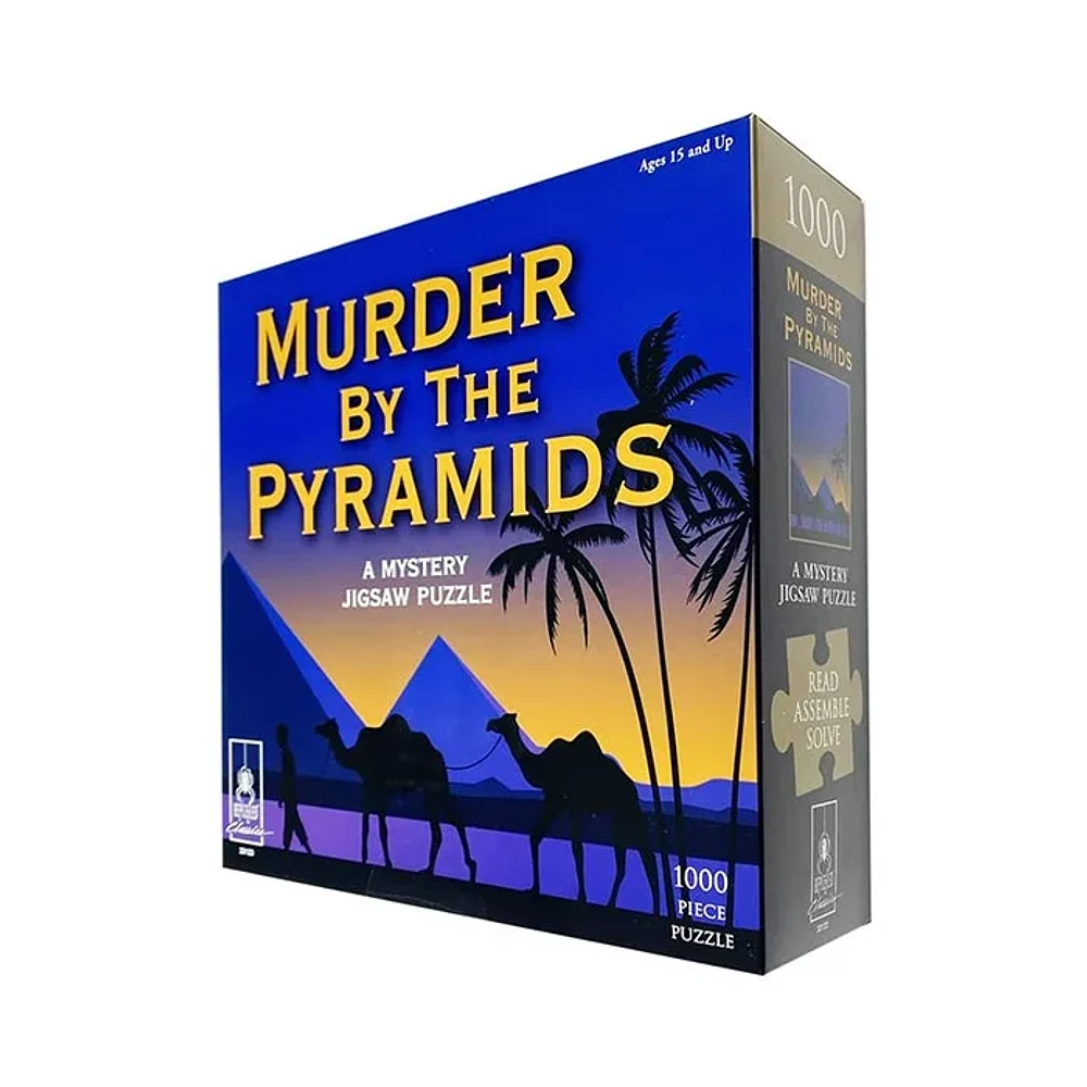 Murder Mystery Party Murder by The Pyramids – 1000 Piece Jigsaw Puzzle