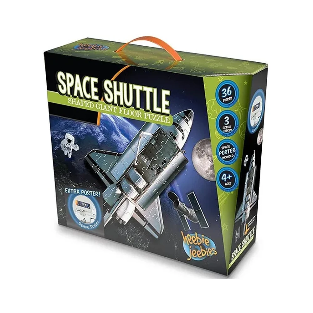 Heebie Jeebies Space Shuttle Floor Puzzle 36 Piece Jigsaw Puzzle