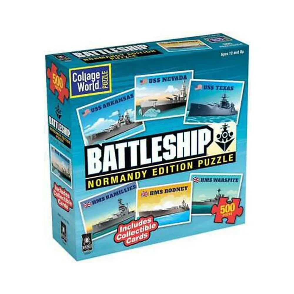 Collage World Classic Mystery Battleship 500 Piece Jigsaw Puzzle