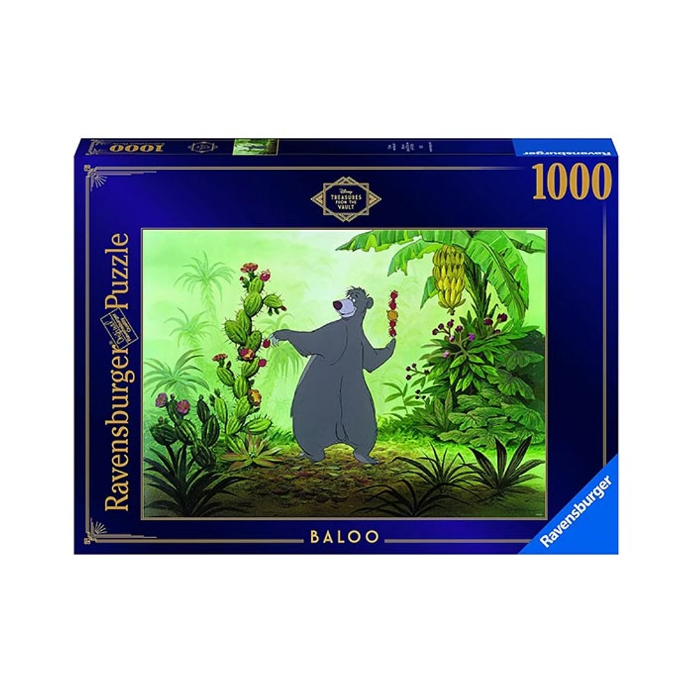 Ravensburger Disney Treasures from The Vault: Baloo 1000 Piece Jigsaw Puzzle