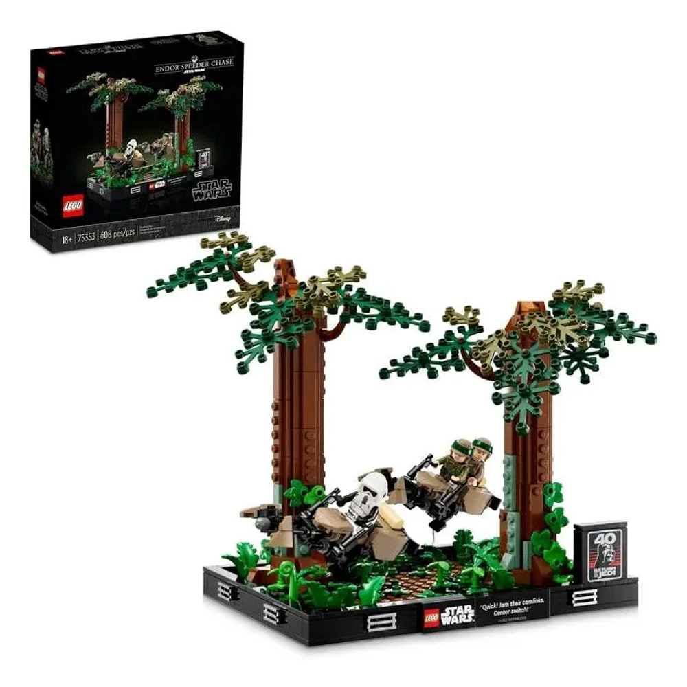 LEGO Star Wars Endor Speeder Chase Diorama