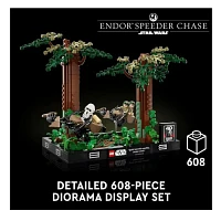 LEGO Star Wars Endor Speeder Chase Diorama