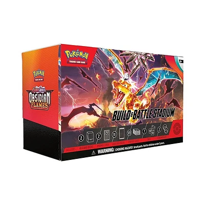 Pokemon TCG Scarlet and Violet 3 Obsidian Flames Build and Battle Stadium