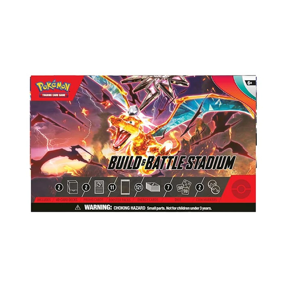 Pokemon TCG Scarlet and Violet 3 Obsidian Flames Build and Battle Stadium