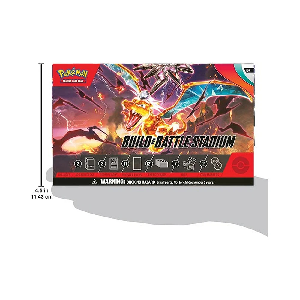 Pokemon TCG Scarlet and Violet 3 Obsidian Flames Build and Battle Stadium