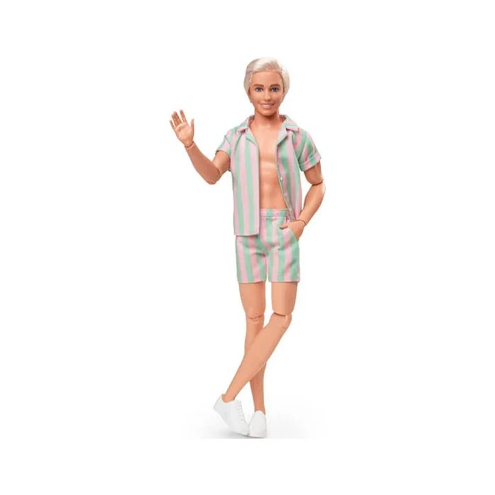 Barbie The Movie Ken Doll Wearing Pastel Pink and Green