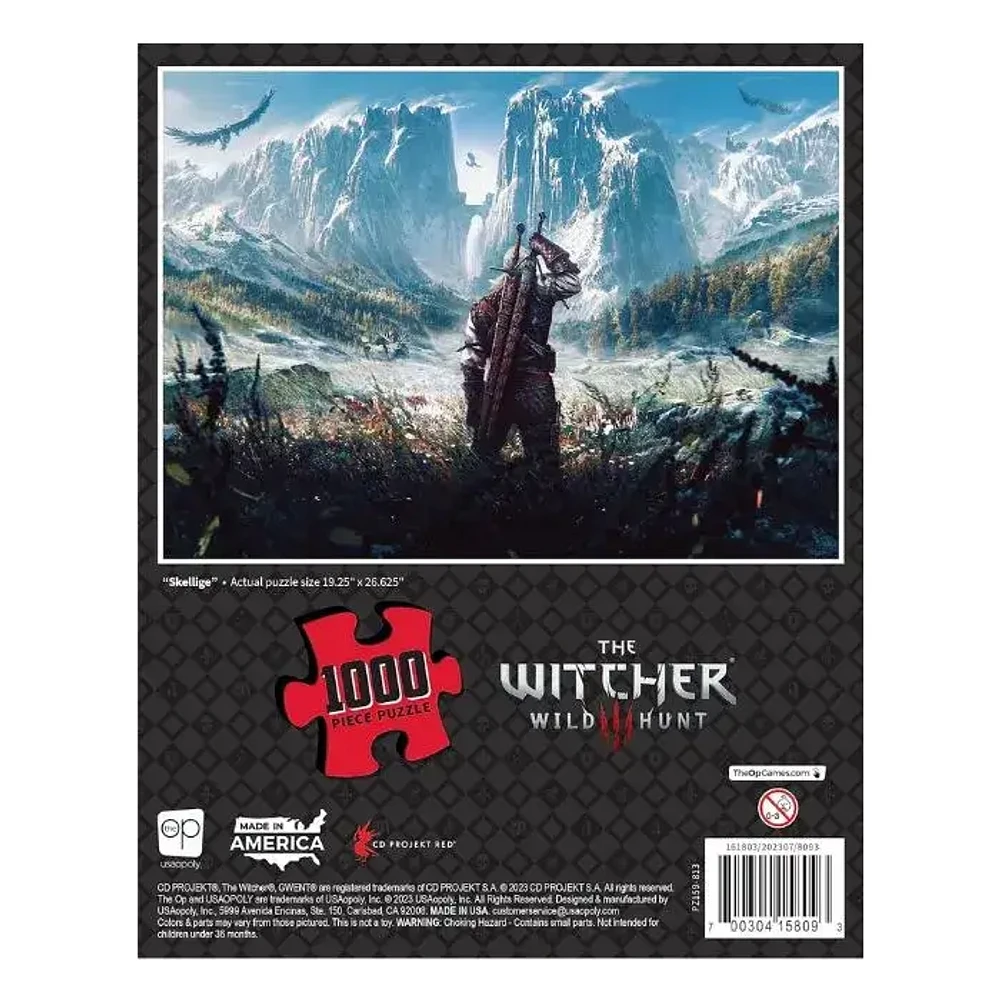 The Witcher Skellige 1000 Piece Jigsaw Puzzle