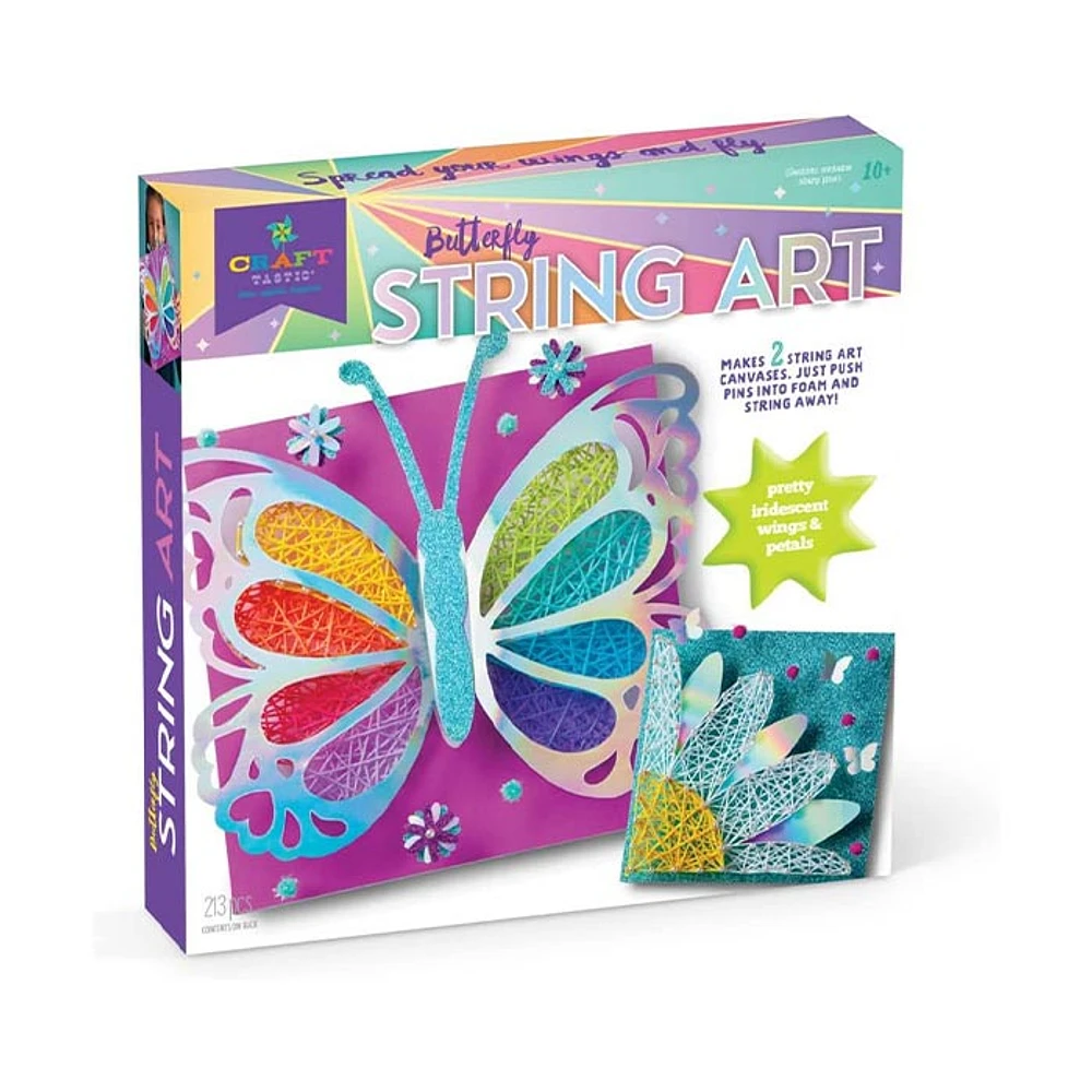 Craft Tastic DIY Butterfly String Art