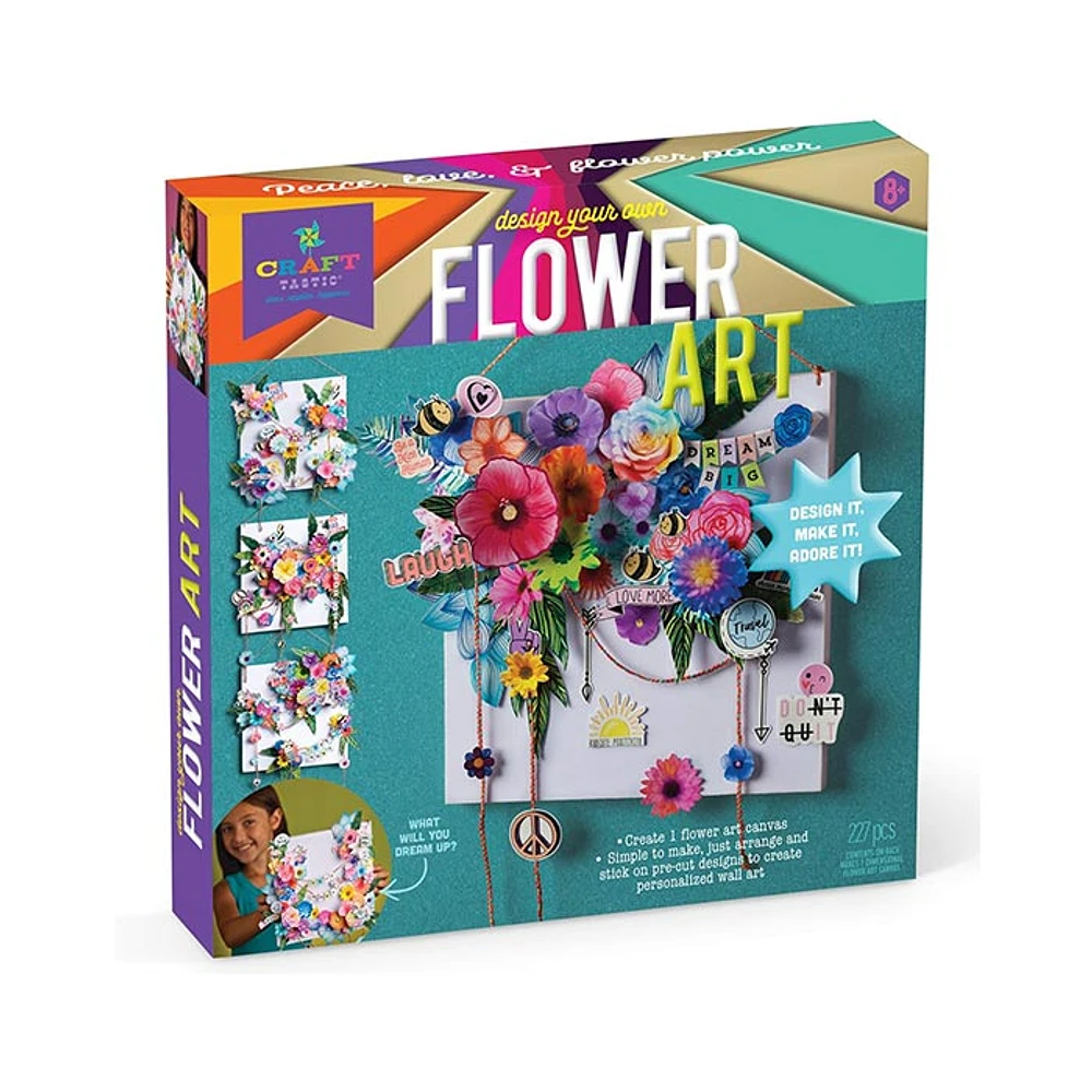 Craft Tastic Design Your Own Flower Art