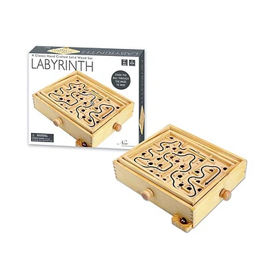 Wooden Labyrinth Game Classic Hand Crafted Set