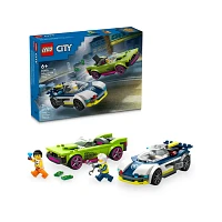 LEGO City Police Car and Muscle Car Chase 213 Pieces