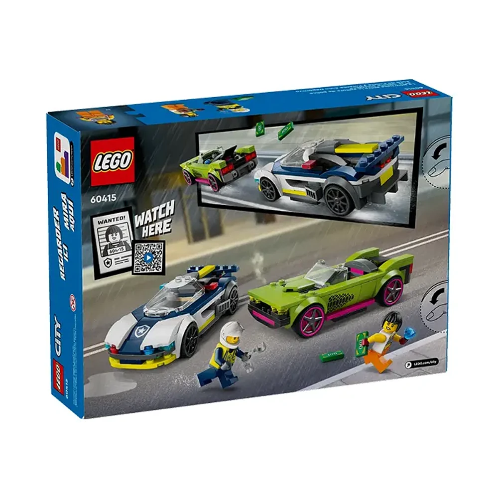 LEGO City Police Car and Muscle Car Chase 213 Pieces