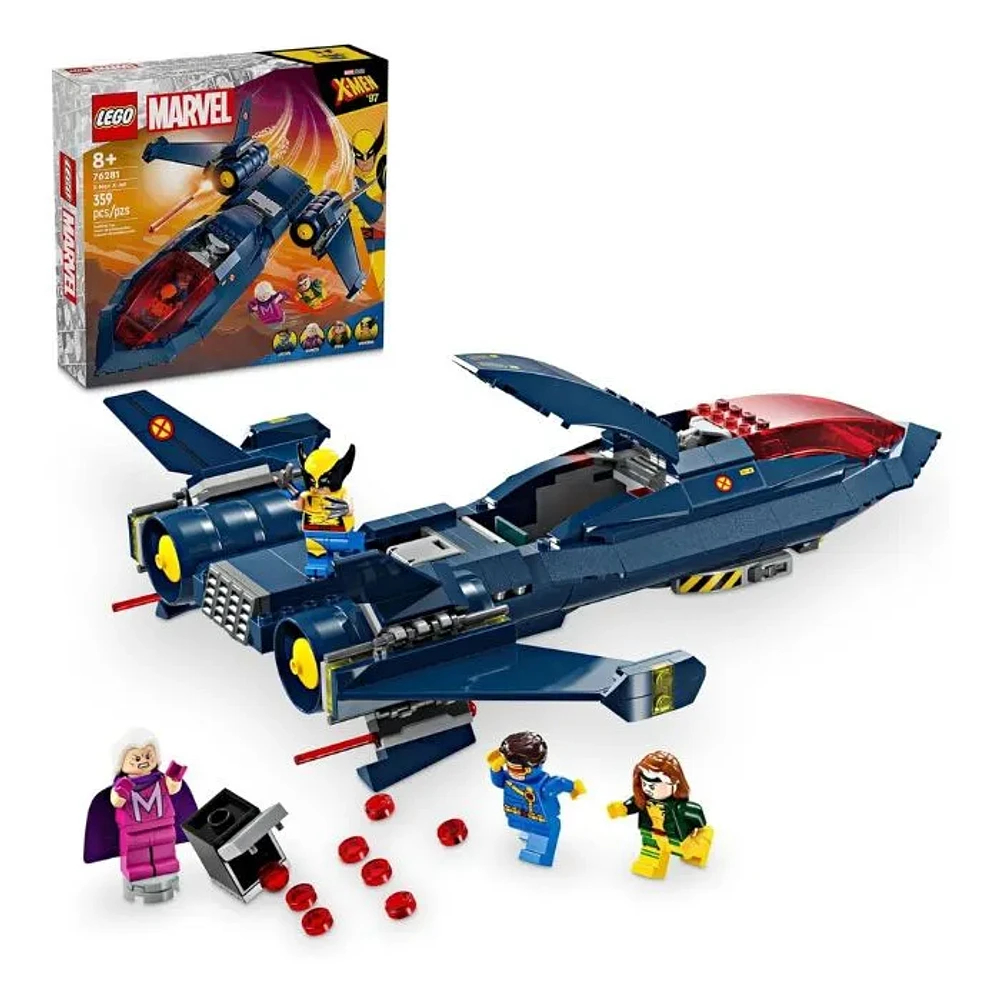 LEGO Marvel X-Men X-Jet Toy Plane Model Building Kit