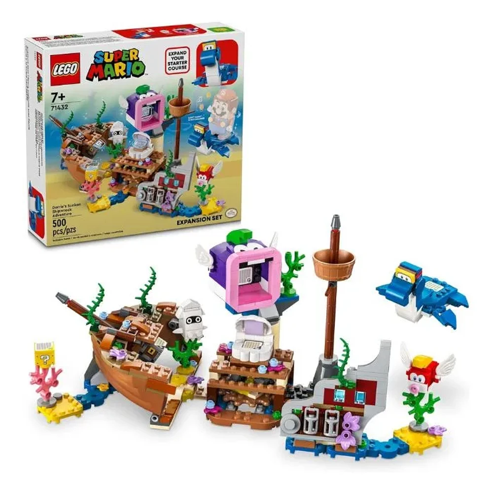 LEGO Super Mario Dorrie’s Sunken Shipwreck Adventure Expansion Set