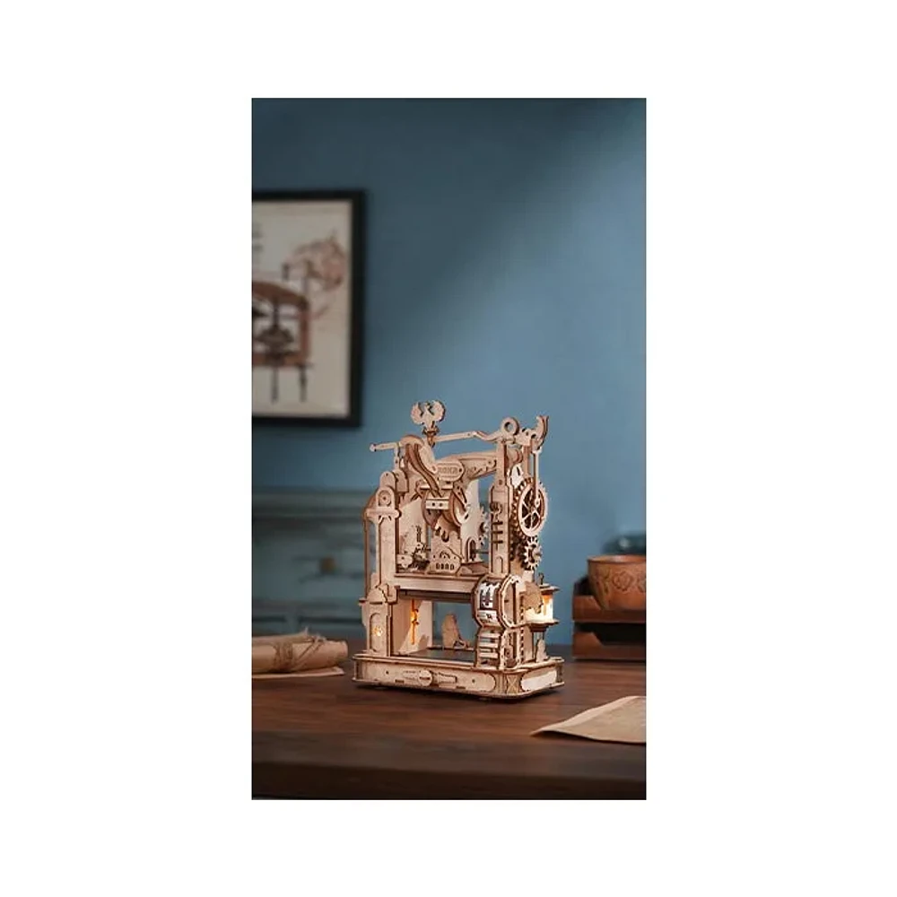 3D Wooden Puzzle Printing Press